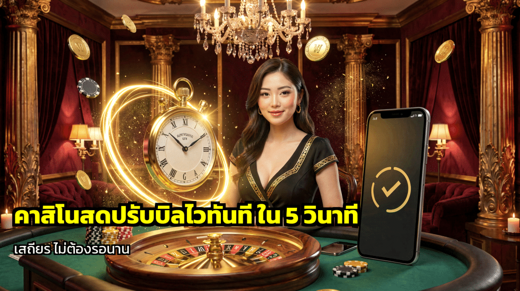 คาสิโนสดปรับบิลไวทันที