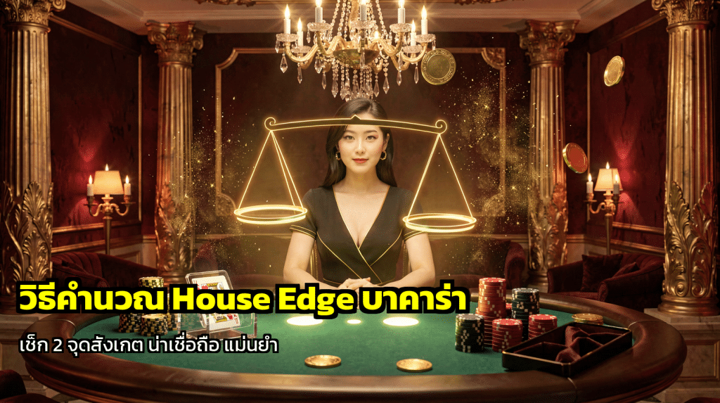 วิธีคำนวณ HouseEdge บาคาร่า