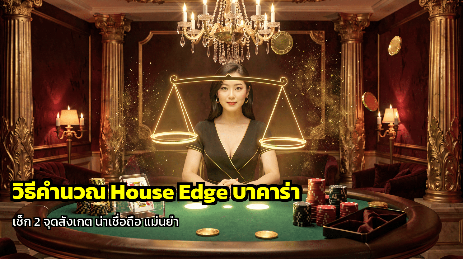 วิธีคำนวณ HouseEdge บาคาร่า