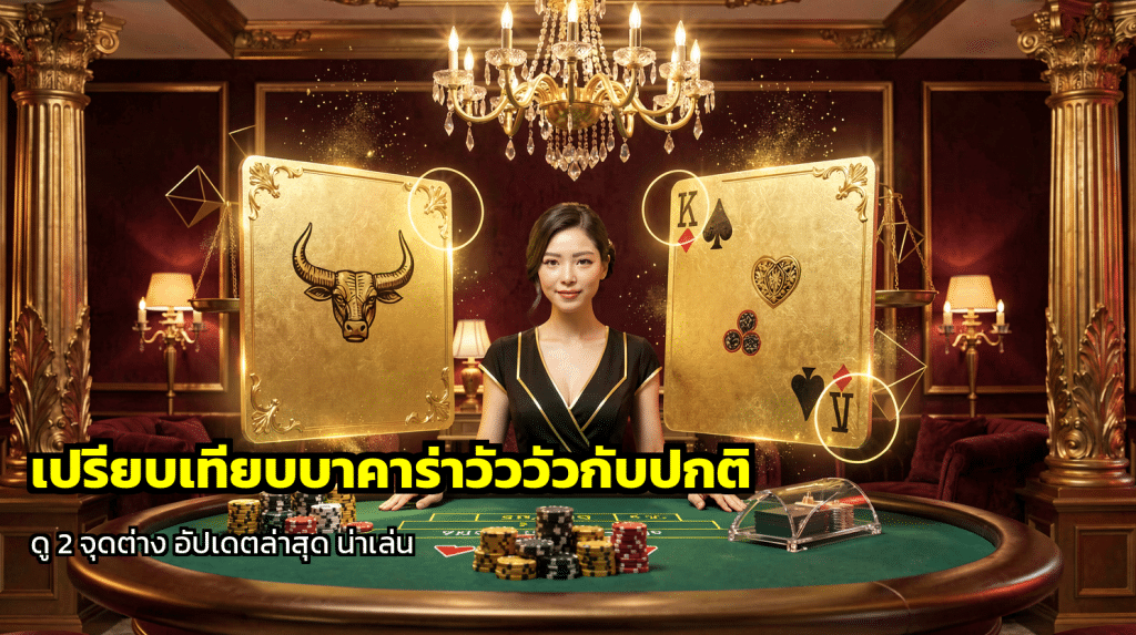 เปรียบเทียบบาคาร่าวัววัวกับปกติ